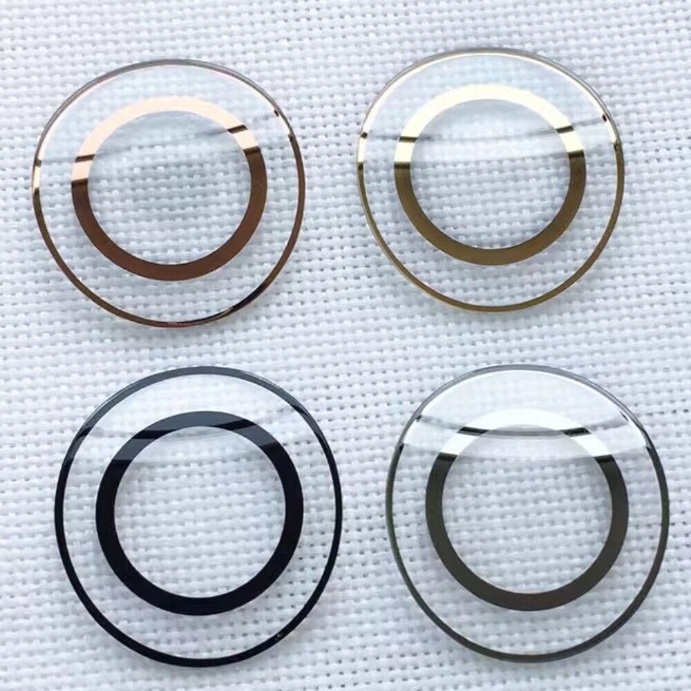 Colorful mineral crystal watch glass for SWA models 5519450, 5519447 by SWA brand