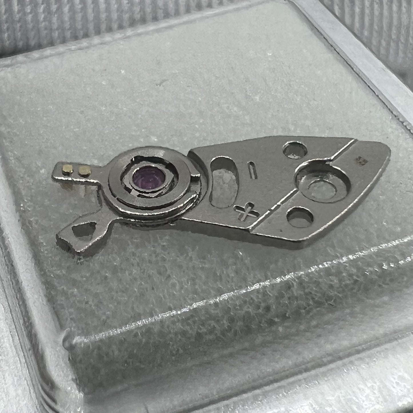 Éclisse de balancier en argent fabriquée au Japon, adaptée au mouvement Miyota 8N24