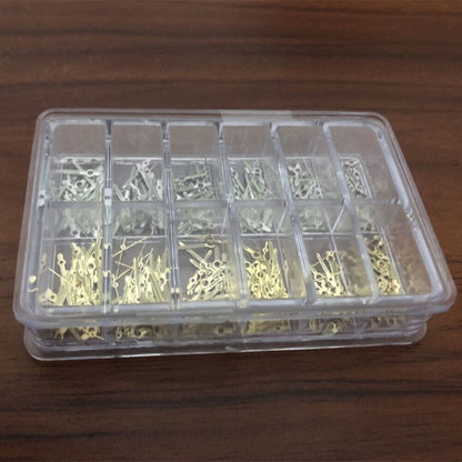 2035 Quartz watch hand kit with 120pcs including hour, minute, and second hands for precise repairs.