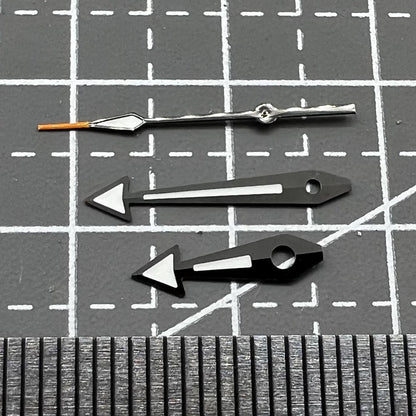 Grünes Leuchtendes Pfeilförmiges Zeigerset für Uhrwerk 8200 8215 8200 Schwarze