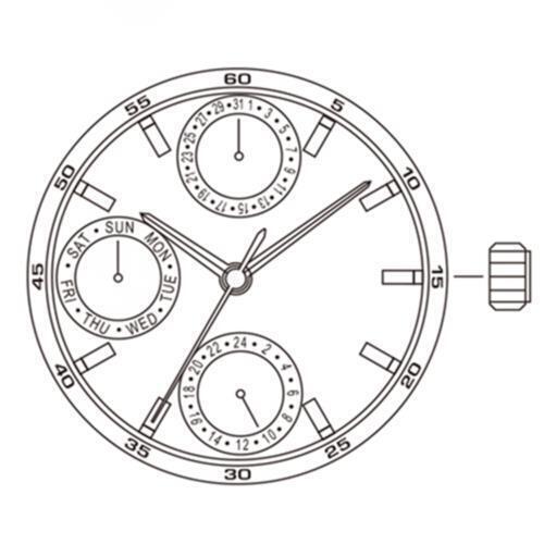 Miyota / Citizen 6P27 Japan Quartz Movement