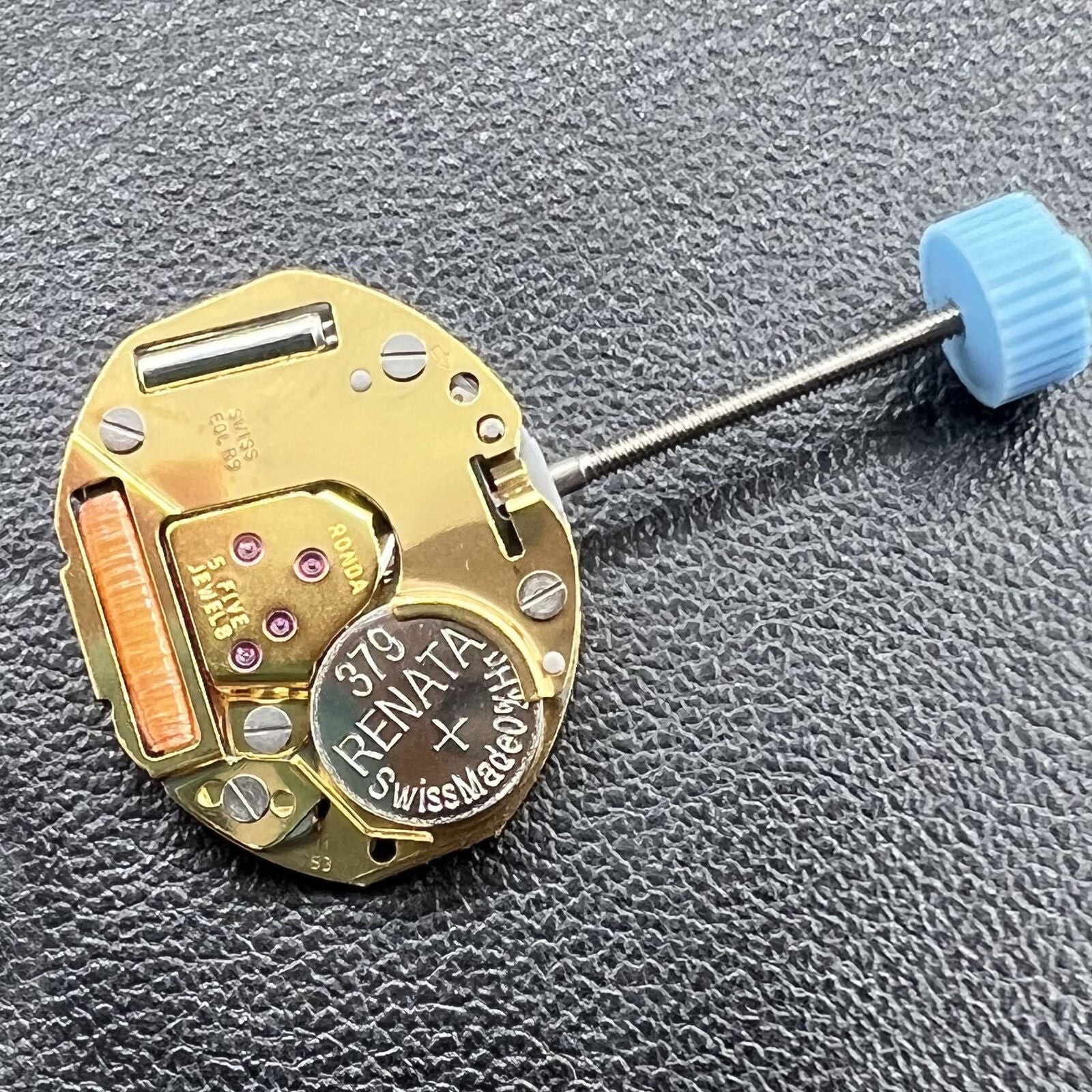 Swiss Ronda 753 quartz watch movement for precise and durable watch repair accessories.