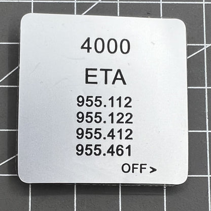 Circuit imprimé générique pour mouvement à quartz <tc>ETA</tc>955.112 955.412 955.414 