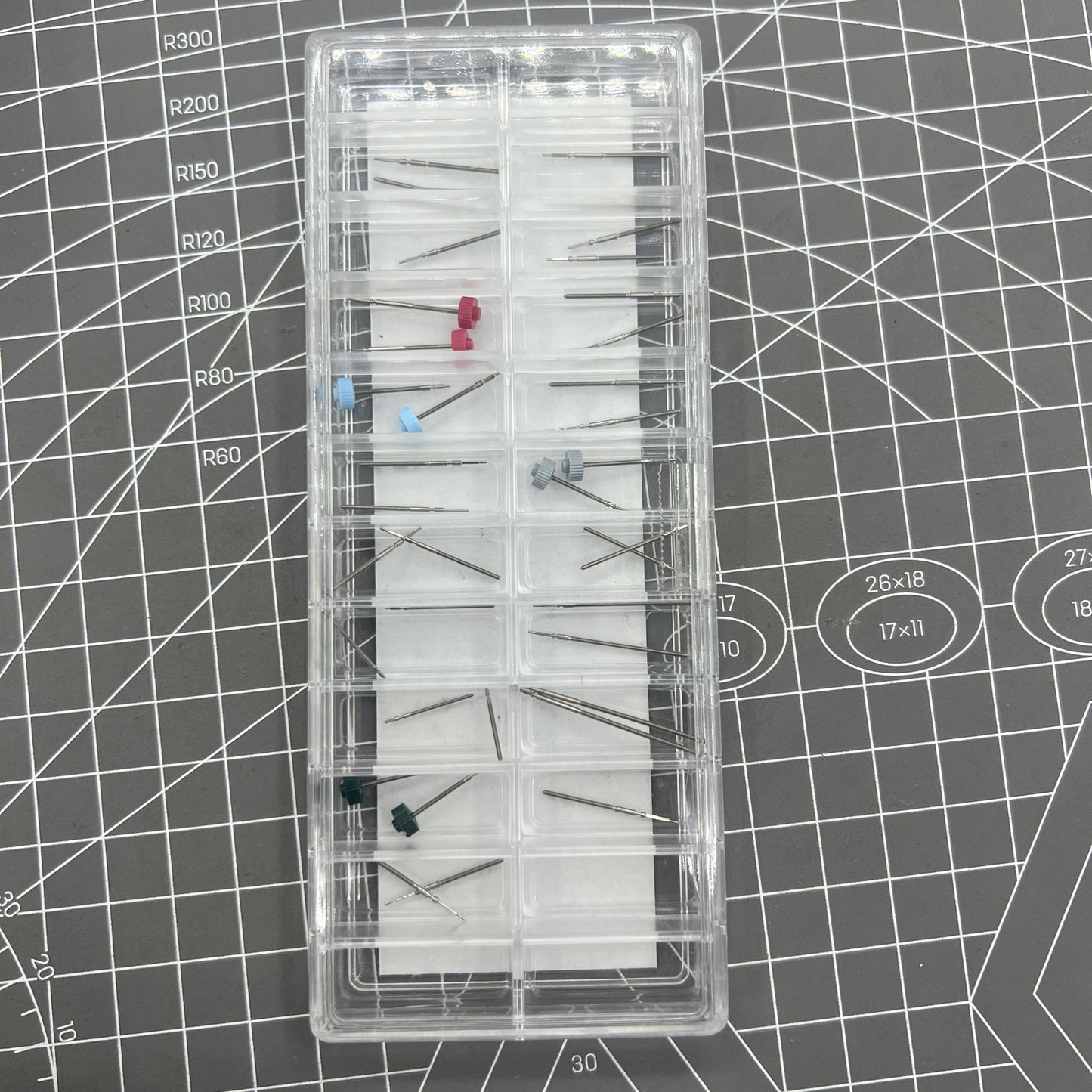 38 Stück Original Ronda Aufzugwellen für Ronda Uhrwerk in 19 Größen