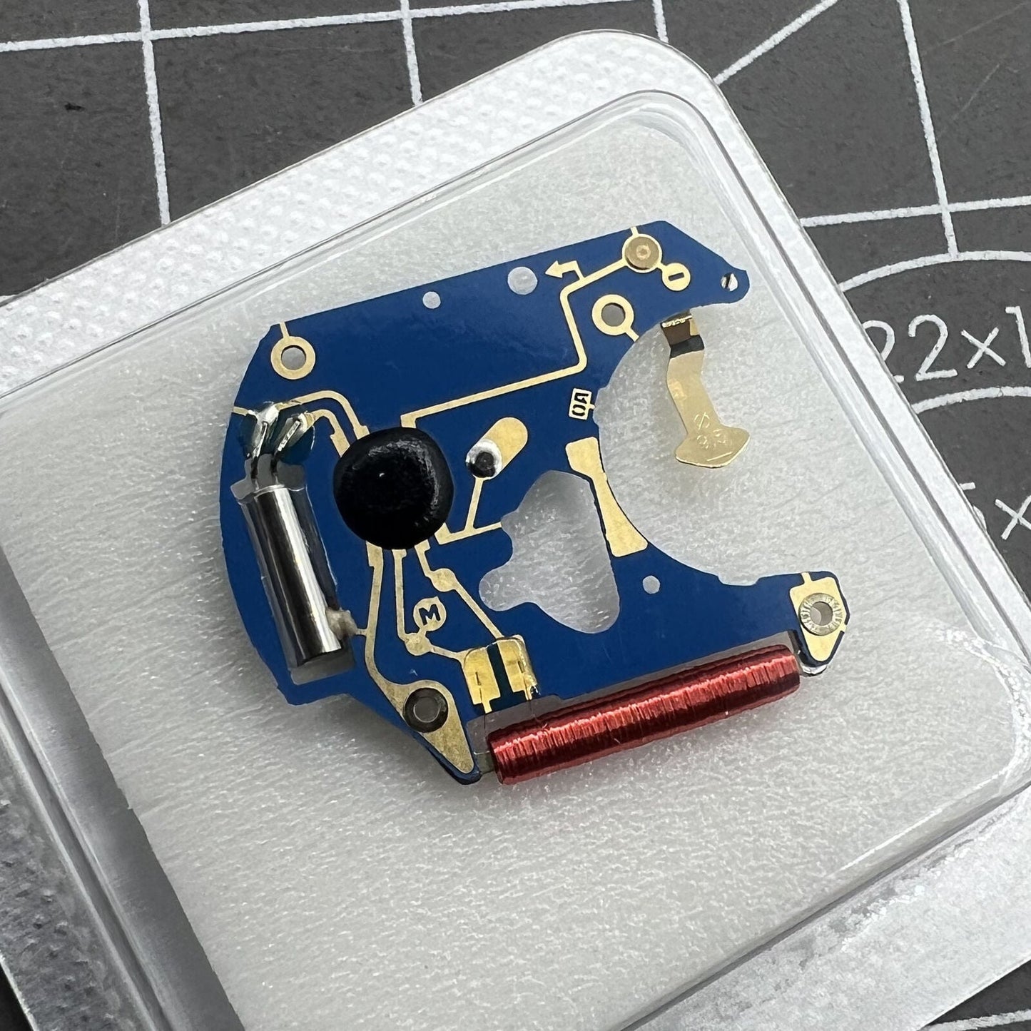 Leiterplatte f�r ETA 955.412 Uhrwerk, hochwertige Ersatzteile f�r pr�zise Uhrenreparatur.