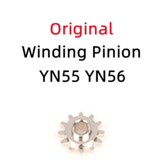 Japan-made Epson YN55 winding pinion, precision watch part for smooth movement operation.