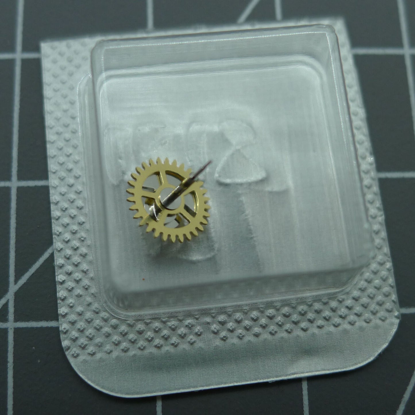 Ref.8020 ETA 7750 watch part showing 30-minute counting wheel for precise time tracking.