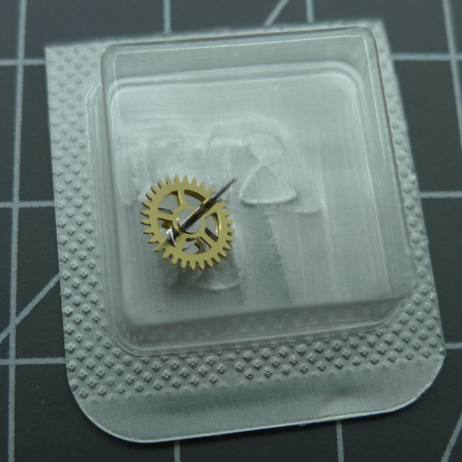 Ref.8020 ETA 7750 watch part showing 30-minute counting wheel for precise time tracking.