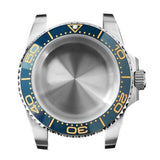 40MM Sapphire Glass Watch Case 316L Stainless Steel Watch Case for NH35 NH36