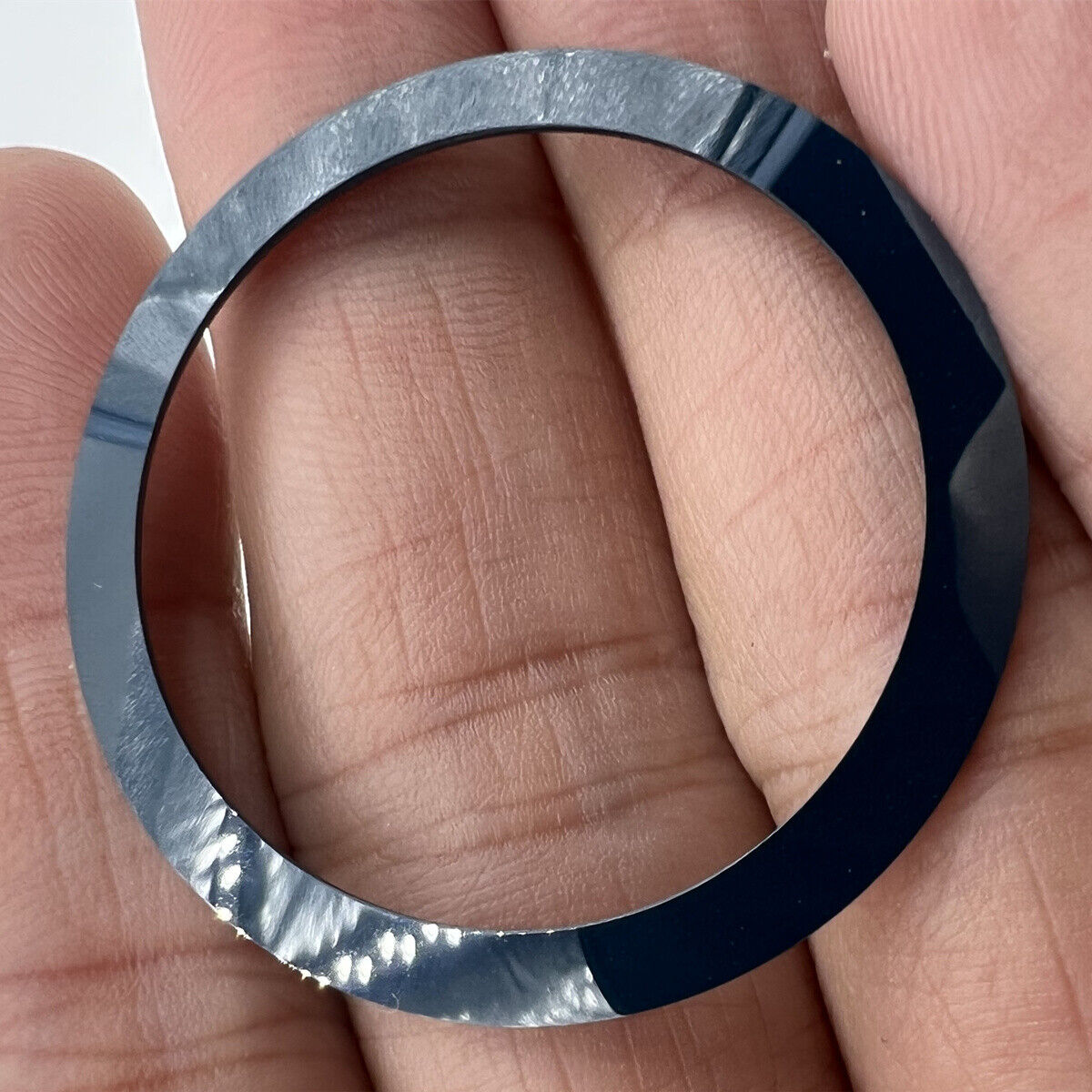 Sea Blue aluminum bezel insert 38mm/30.5mm for watch parts, durable and stylish accessory.