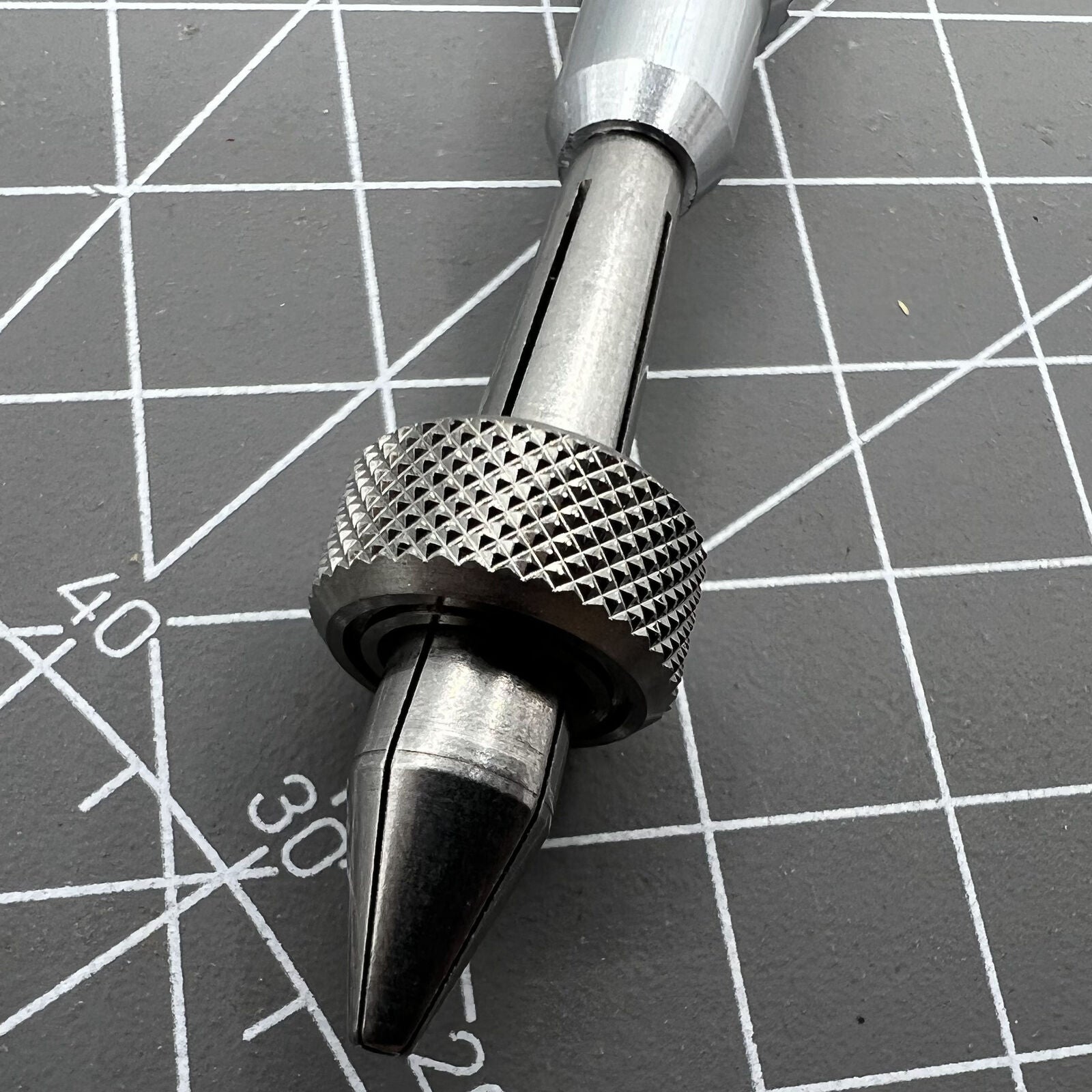 Holder clamp tool pin vice, precision accessory for watch crown lever repair.