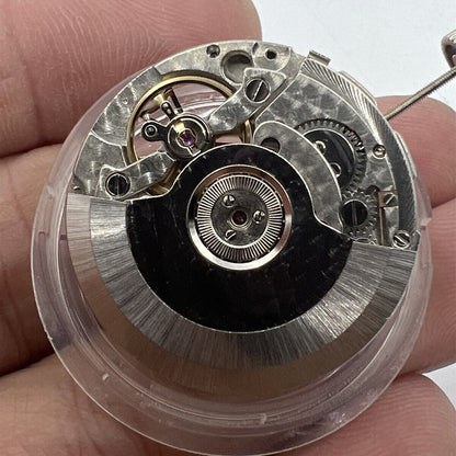 Tianjin Seagull ST2525 watch face highlighting big date at 12 o?clock with automatic mechanical movement details.