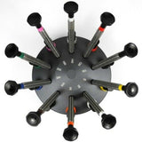 Bergeon 7965-S10 Set Of 10 Watchmakers Tool Screwdrivers With Rotating Stand