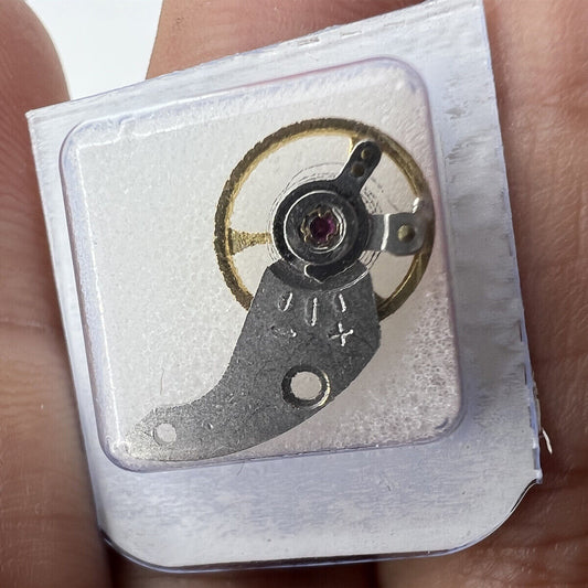 Japan Made Complete Balance Wheel with Splint for 7009A 46943 movement, precision watch accessory.