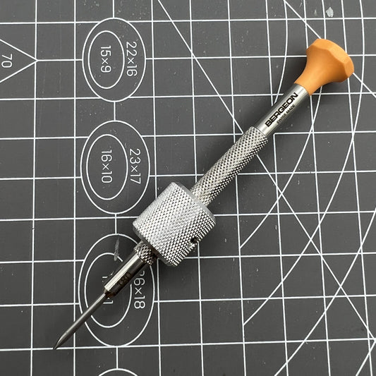 Swiss Made Bergeon 30081-TAM-180 drum barrel screwdriver, 1.80mm, precision tool for watch repair.