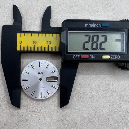 Grünes Leuchtendes Zifferblatt 28 5mm Weiß für Modifizierte Datejust Uhrwerk