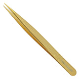 Bergeon 7029-2AM-GF Gold Tweezers Plated Antimagnetic Brass