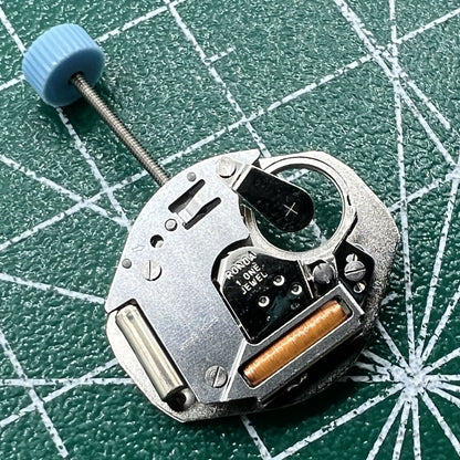 H2 Swiss Ronda 762 Quartz watch movement with 3.8mm high canon pinion for accurate timekeeping precision.