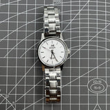 Silver 32mm Shanghai Factory Manual Mechanical Watch 19 Jews Shock-Resistant