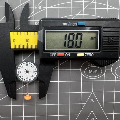Miyota/Citizen LTD 1L50 quartz watch movement, 3 hands, precise Japan-made mechanism for accessories.