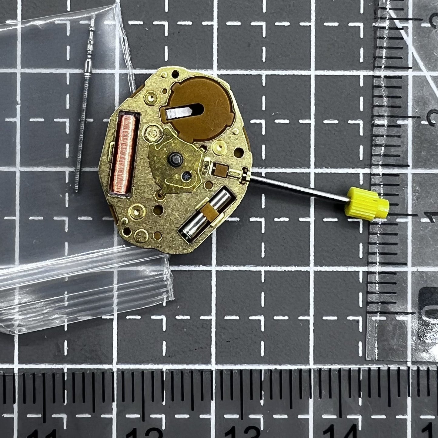 2 Stück Goldenes Japan Miyota GL20 Quarzuhrwerk mit 2 Zeigern