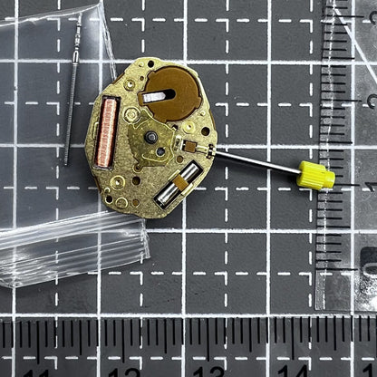 2 Stück Goldenes Japan Miyota GL20 Quarzuhrwerk mit 2 Zeigern