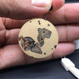 5020.B Original Swiss Made Golden 10 Jewels Ronda Quartz Watch Movement