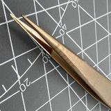 SWISS MADE Bergeon 7421-PM-S5 Tweezers Brand New High Quality BRONZE