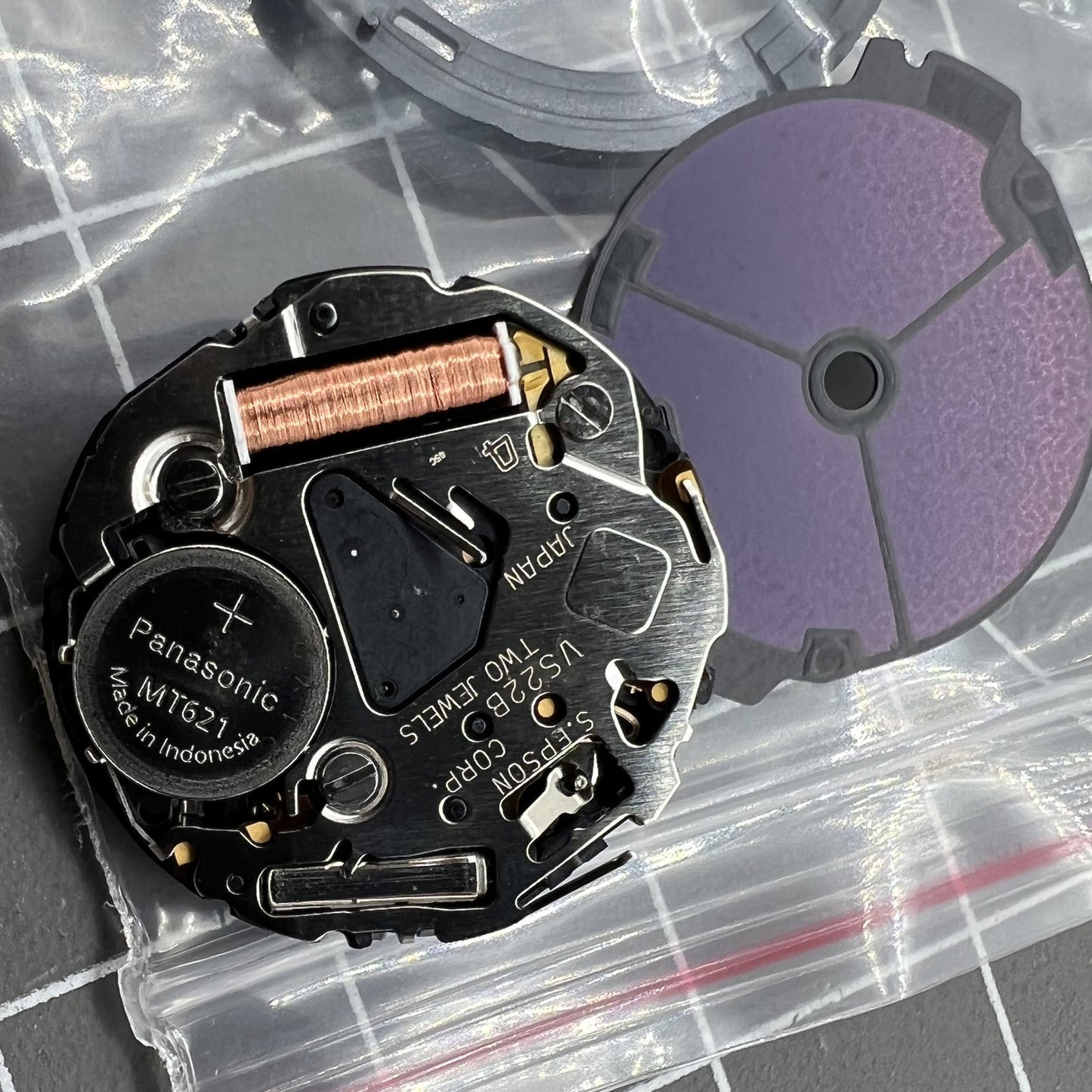 Hattori Epson TMI VS22 VS22A Watch Solar Power Quartz Movement