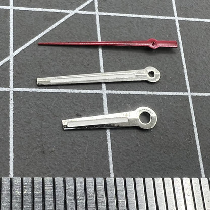 Silberne Zierleiste mit Leuchtzeigern für Miyota 2035-Uhrenquarzwerk P1-H4-C120