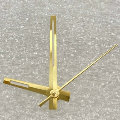 2 Sets/Packung Modifizierte Dayjust-Zeiger mit goldenem Rand und blauer Leuchtmasse für NH35 NH36-Uhrwerk 