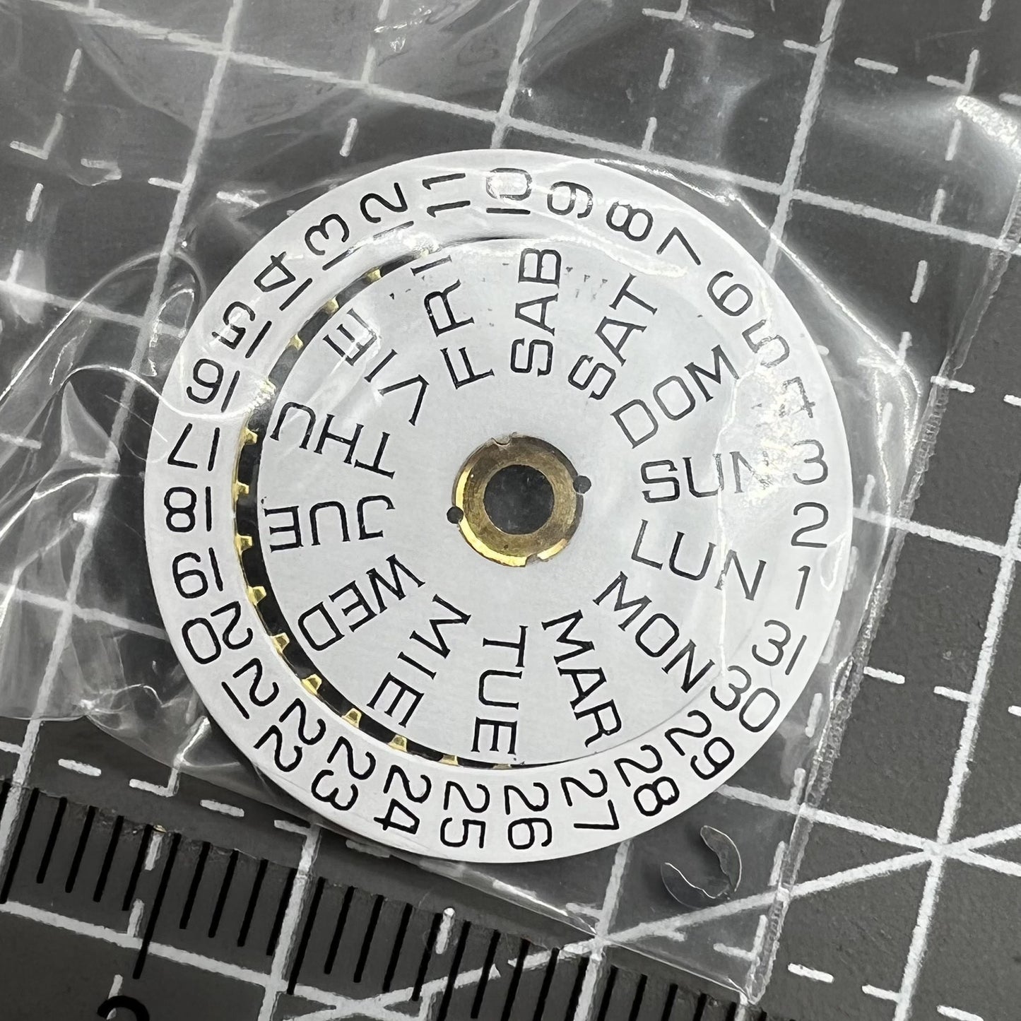 Datum Wochenscheibe Rad Datum Rad für ETA 2846 2836 Uhrwerk 2846-1111