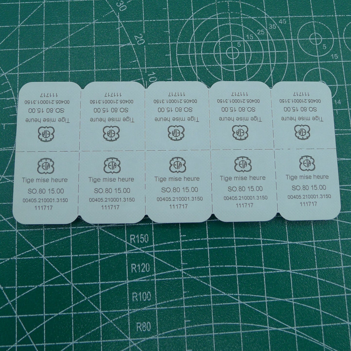 Watchmaker Swiss Made winding stems for ETA 210.001 movement, precision replacement parts for watch repair