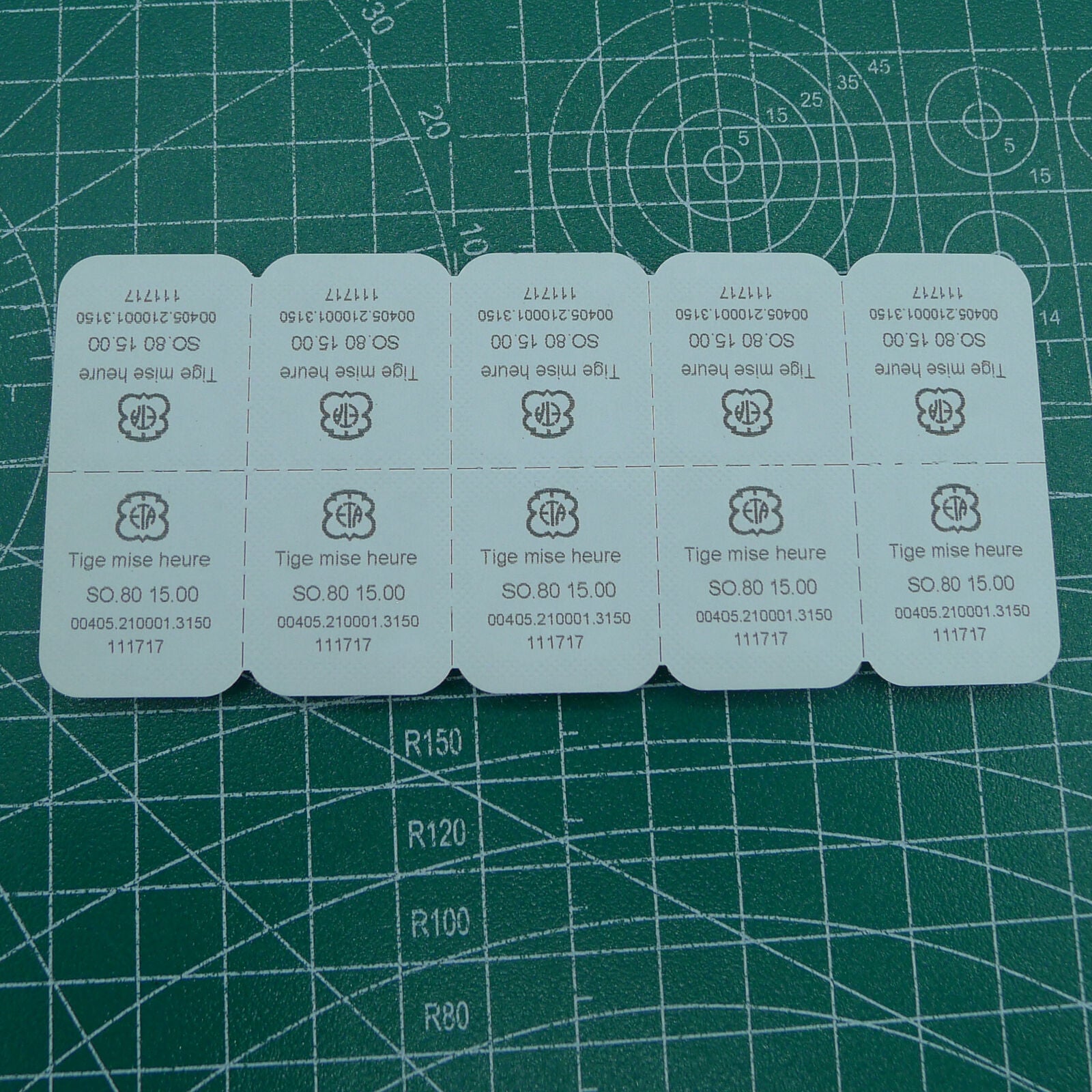 Watchmaker Swiss Made winding stems for ETA 210.001 movement, precision replacement parts for watch repair