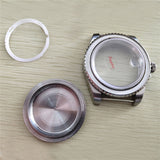 40MM Watch Case for MIYOTA 8215 2813 3804 2836 Case Back Cover Sapphire Glass