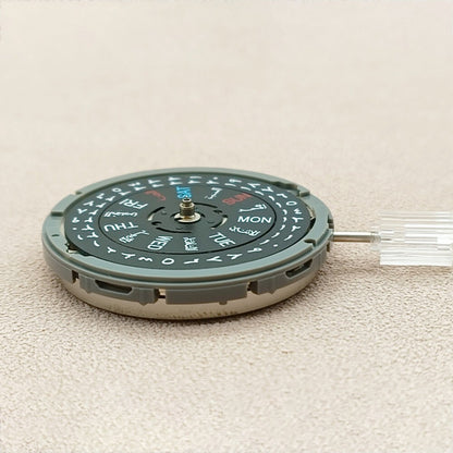 Black NH36 Arabian Date Week Dial Crown At 3/3.8 Automatic Mechanical Movement