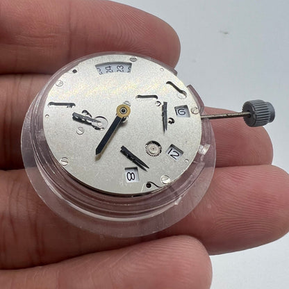 Mingzhu silver watch accessory featuring automatic mechanical movement with 6 hands and small second, China made.