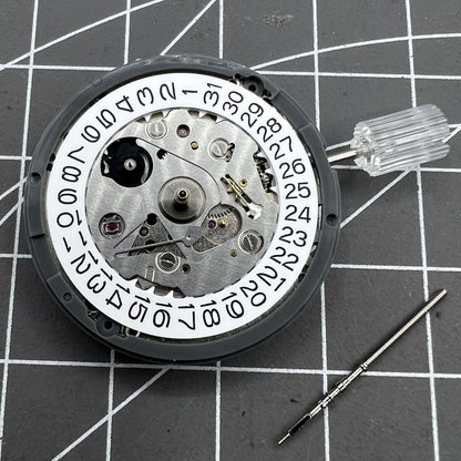 NH37A automatic watch movement with single calendar, precise mechanical gear by Seiko.