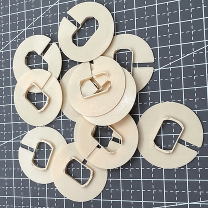 12 pièces 2 tailles de ligne entretoise de boîtier de mouvement support de bague de boîtier #T-676-TAILLE 3,75