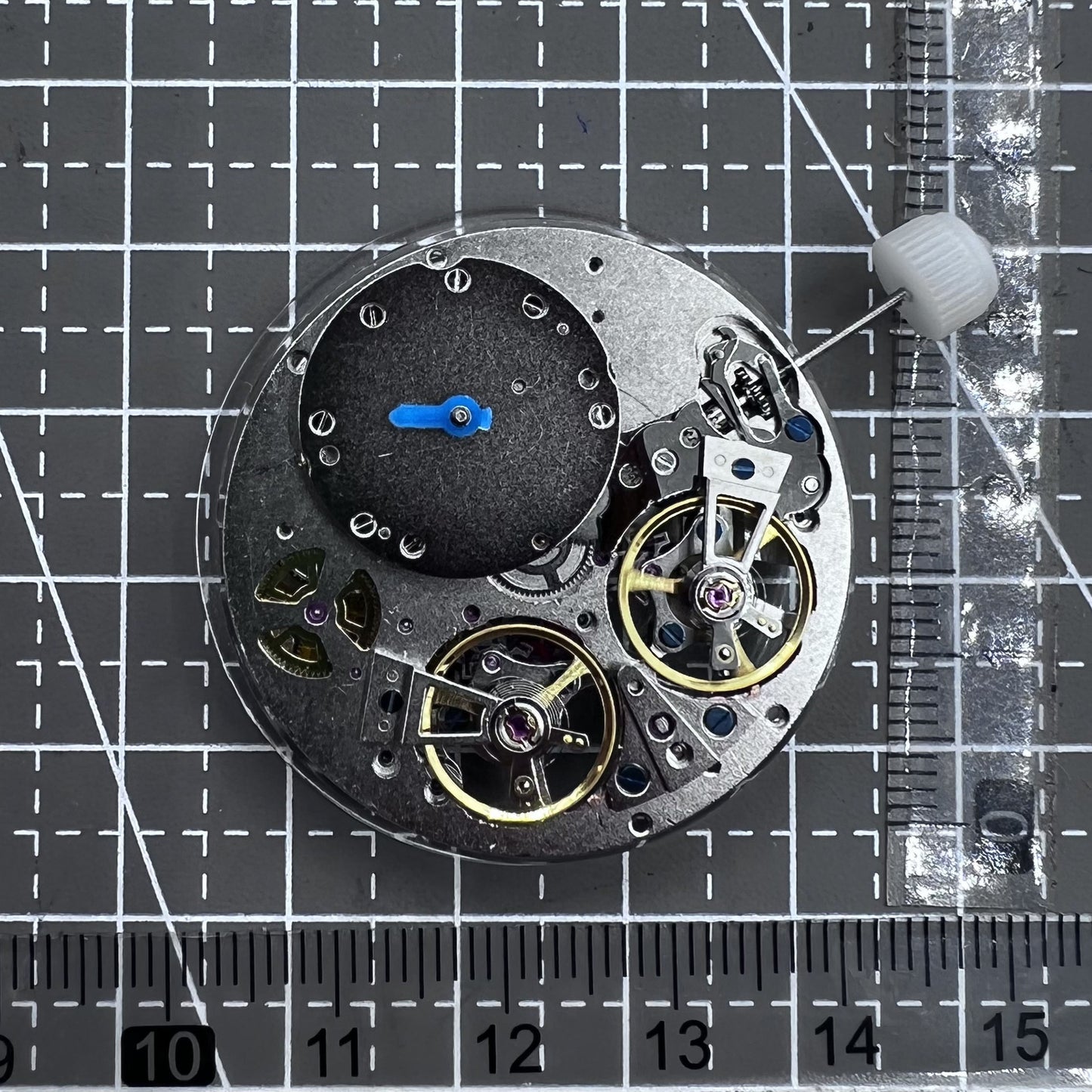 Multifunktionales automatisches mechanisches Uhrwerk mit Doppelunruh 