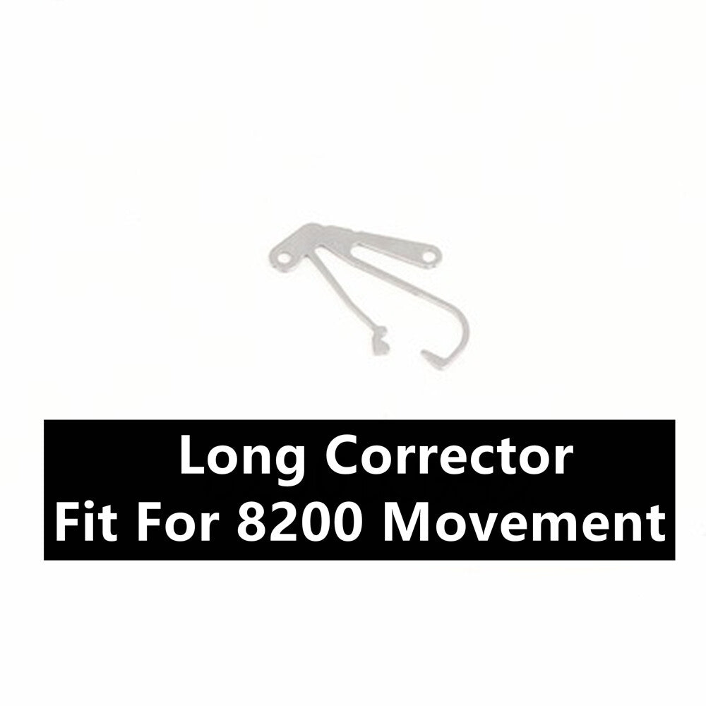 Corrector spring for Miyota 8200 movement, precise replacement part for watch repair.
