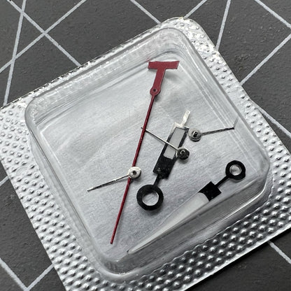 Grünes Leuchtziffern Silberrand Uhrzeigerset passend ETA G10.211 G10.212