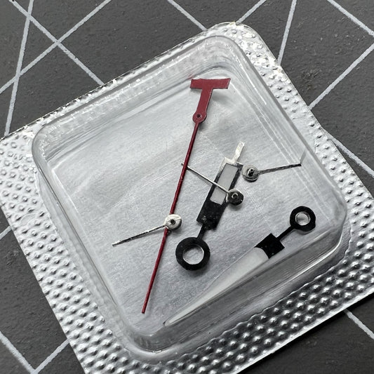 Grünes Leuchtziffern Silberrand Uhrzeigerset passend ETA G10.211 G10.212