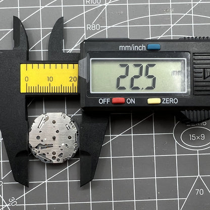 Japan-made Hattori Epson TMI VH63A quartz watch movement ensuring precise timekeeping for watch accessories.