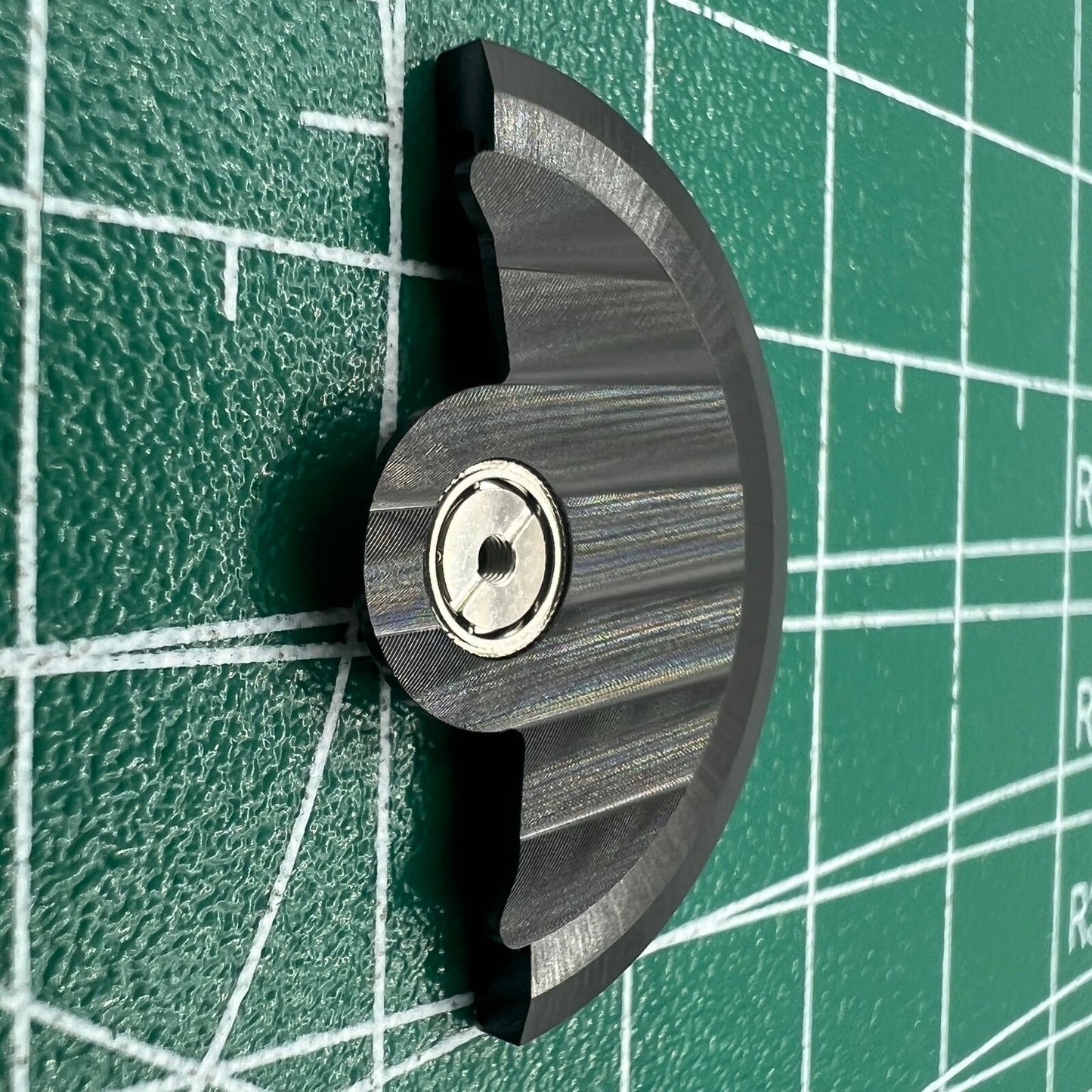 Black Line Wave carved rotor, designed for Miyota NH35 NH36 watch movements, enhancing precision.