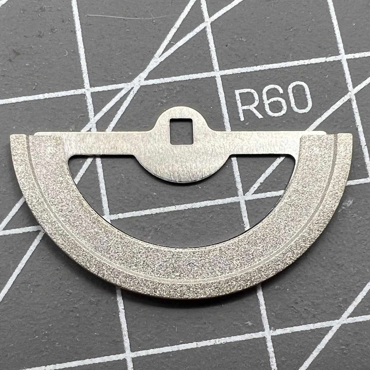 Masse oscillante à rotor argenté générique pour mouvement de montre 8N24 #570