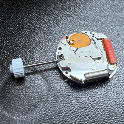 Swiss Quartz watch movement Ronda 775 with date at six o'clock, precise timekeeping by Ronda brand.