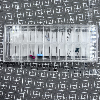 Ronda Uhrwellen set 38 pieces, 19 sizes for precise watch repairs, AM-6063RDP brand quality