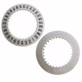 White Date@6 Date Disk Wheel Date Wheel for Miyota 6S10 6S20 6S30 6S50 Movement