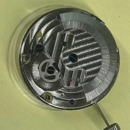 Hollow automatic mechanical watch part featuring moon phase at 12 o'clock, Chinese precision movement.